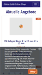 Mobile Screenshot of goetze-gold.de